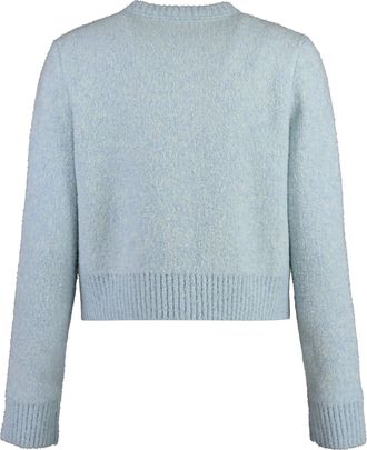 Bottega Veneta Womens Cardigan Boucl&eacute; Wool Bubble Elastane Cardigans Sweater