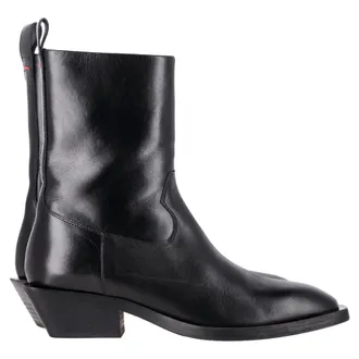 Aeyde Luis Ankle Boots in Black Leather