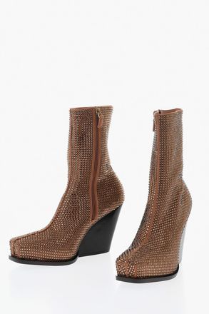 Stella McCartney Stivaletti Texani COWBOY con Cristalli All-Over 11cm Stella McCartney