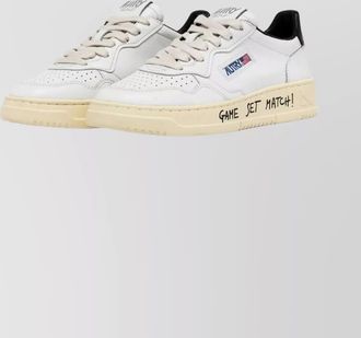 Autry low top sneakers with unique design features