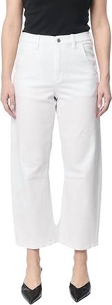 Dear John Denim Lasso High Rise Cropped Pants In Summer White