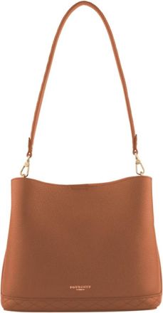 Pourchet Manhattan - GM Crossbody Bag - Dames - Schoudertassen - Bruin - ONE Size - Leer - Tassen