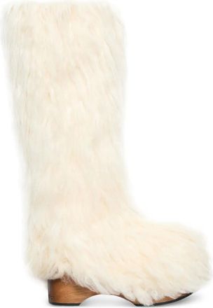Acne Studios Furry Clog laarzen - Wit