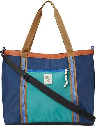 Topo Designs Mountain Utility Tote Bags Midnight/Caribbean : PROCESSING PROCESSING, Ripstop