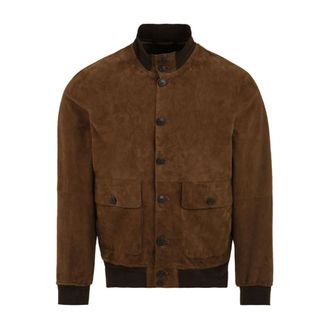 The Jack Leathers Riverside Seamless Jacket - Heren - Leren en Su&egrave;de Jassen - Bruin - M - Leer - Jassen