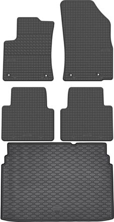 OEM Juego De Alfombrillas De Goma Para Coche Y Maletero Para Opel Crossland X Crossover (modelos 2017-2024)