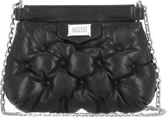 Maison Margiela Zwarte Schoudertas met Verstelbare Band - Heren - Schoudertassen - Zwart - ONE Size - Tassen