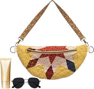 Generic Sling Bag - Handmade Portable Storage Pouch,Boho Purse Storage Tote Bag,for Daily Outdoor Climbing Cycling Fishing Sports Camping Travel Men Girls Par