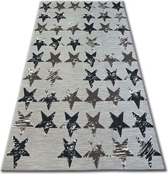 RugsX Carpet lisboa 27219/975 Stars Brown brown 200x290 cm