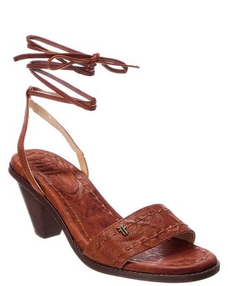 Frye Estelle Ankle Tie Leather Sandal