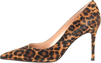 Gianvito Rossi Pre-owned Womens Leopard Pumps in Animal Print Suede - Multicolour - Size EU 40