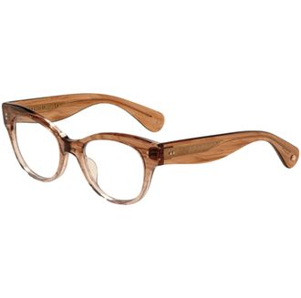 Garrett Leight Womens 49 mm Brown Opticals