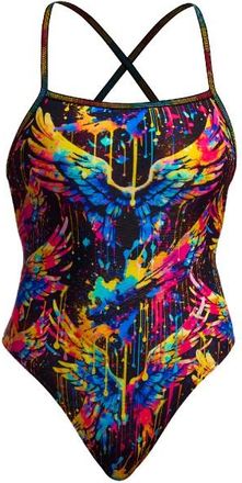 Funkita Strapped In One Piece Badeanzug f&uuml;r Damen | bunt