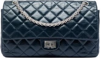 Chanel Borsa Pre-owned Reissue Double Flap - - Pre-owned - Donna - Blu - ONE SIZE
