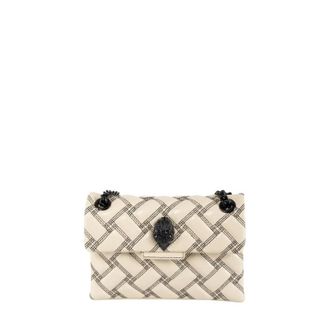 Kurt Geiger Dames, Tassen, Beige, Maat: ONE Size Leer