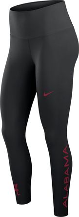 Nike Alabama Zenvy Nike Womens Dri-FIT College High Rise 7/8 Leggings in Black | 02OV00AABN-Y05