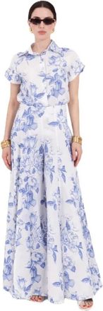 Windsor Pantalone Debby - Dames - Wijde Broeken - Veelkleurig - S - Broeken