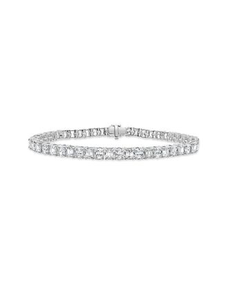 Sabrina Designs 14K 9.22 Ct. Tw. Diamond Alternating Bracelet