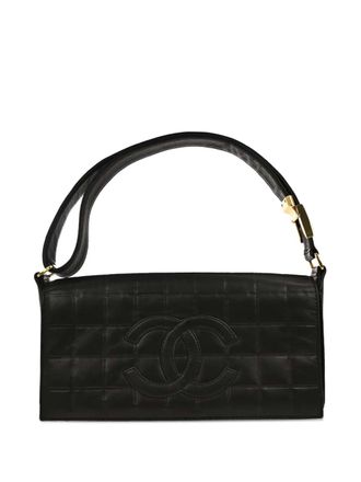 Chanel 2000-2001 Choco bar shoulder bag - women - Lambskin - One Size - Black
