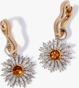 Annoushka Daisy Drop Hoop Earrings