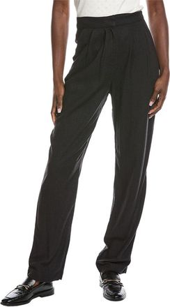 WeWoreWhat Weworewhat Pleated Linen-Blend Pant