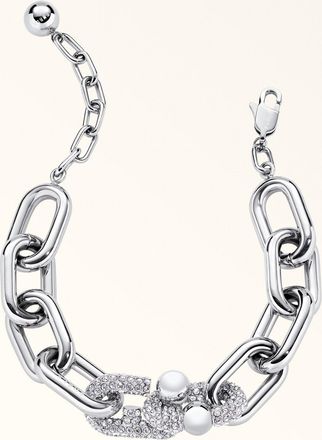 Furla Mianuvola Bracciale Color Argento Argento Metallo + Strass Donna