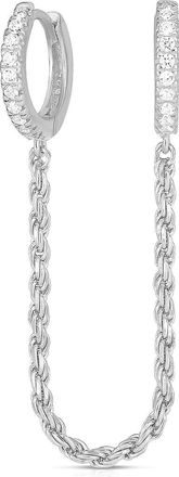 Sphera Milano Double Hoop Earrings in Silver at Nordstrom Rack