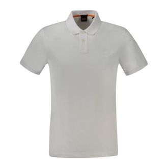 HUGO BOSS Tops, Heren, Wit, M, Katoen, Passenger Polo