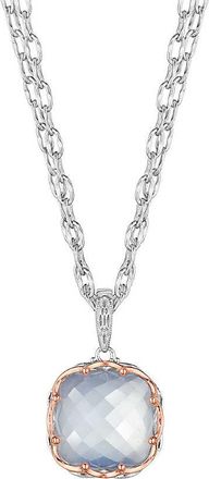 Tacori Tacori Classic 18K Rose Gold & Silver 35.65 Ct. Tw. Quartz Doublet Necklace