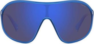 Polaroid PLD 6216/S Polarized PJP/5X Mens Sunglasses Blue Size 99