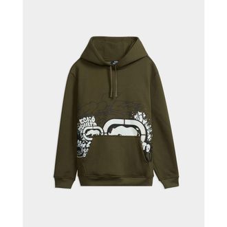 Ecko Graffiti Across the City Hoodie in Sage Green at Nordstrom, Size X-Large