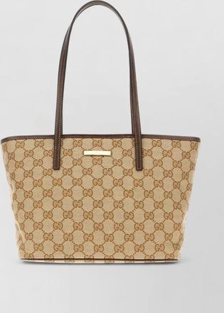 Gucci large gg fabric tote bag