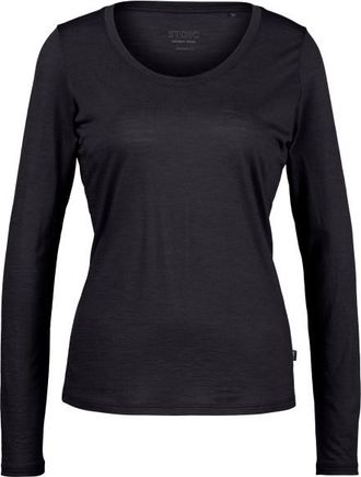 Stoic Merino155 LaholmSt. L/S Merinolongsleeve f&uuml;r Damen | schwarz