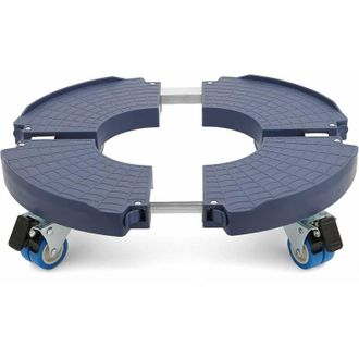 OEM Soporte Para Plantas Con Ruedas, Rotaci&oacute;n De 360&deg;, Capacidad De 200 Kg, Bandeja Rodante Ajustable De &Oslash; 40-54 Cm, Soporte Para Macetas De Interior Y Ex