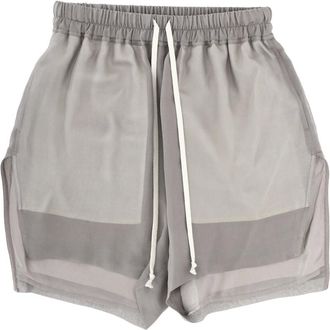 Rick Owens Dames, Korte broeken, Grijs, Maat: XS Katoen