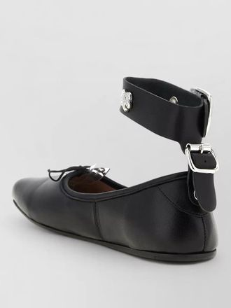 Vivienne Westwood bardot ballet flats square toe charm