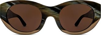 Thierry Lasry Exoty 683 Womens Sunglasses Brown Size 52