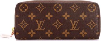 Louis Vuitton Brown Monogram Canvas Clemence Wallet (Authentic Pre-Loved)