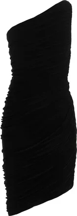 Norma Kamali Womens Black Polyester Short Dress