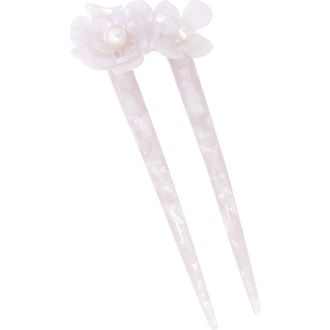 Lele Sadoughi Petunia Hair Pin in Mother Of Pearl at Nordstrom