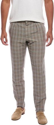 Slowear Slowear Linen-Blend Single Pleat Regular Fit Pant