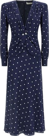 Alessandra Rich Polka Dot Dress