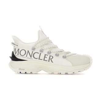 Moncler Schoenen, Dames, Wit, 39 EU, Polyester, Trailgrip Lite 2 Sneakers