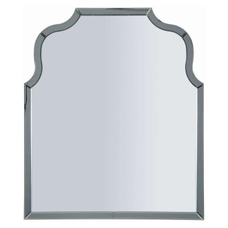 Dmora Espejo Dabaka, Marco Decorado, Forma Rectangular, Tipo De Pared, 85x100h Cm, Plata