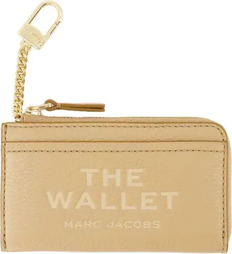 Marc Jacobs Womens Wallet Beige Calfskin