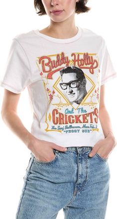 Prince Peter Buddy Holly & The Crickets Tee In White