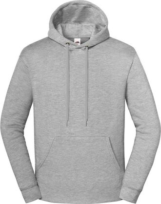 Fruit Of The Loom Fruit of the Loom Unisex Volwassen Iconische Premium Hoodie (Sportgrijs)
