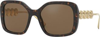 Versace VE4375 108/73 Womens Sunglasses Tortoiseshell Size 53