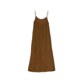 Uma Wang Maxi Dresses, female, Brown, Size: L Anaya Long Dress