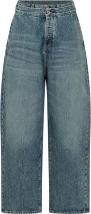 The Attico Wide Leg Jeans - Dames - Loose Fit Jeans - Blauw - W26 - Jeans